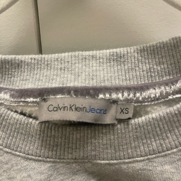 Calvin Klein Jeans Grey Crewneck Sweater Size XS - Picture 3 of 3
